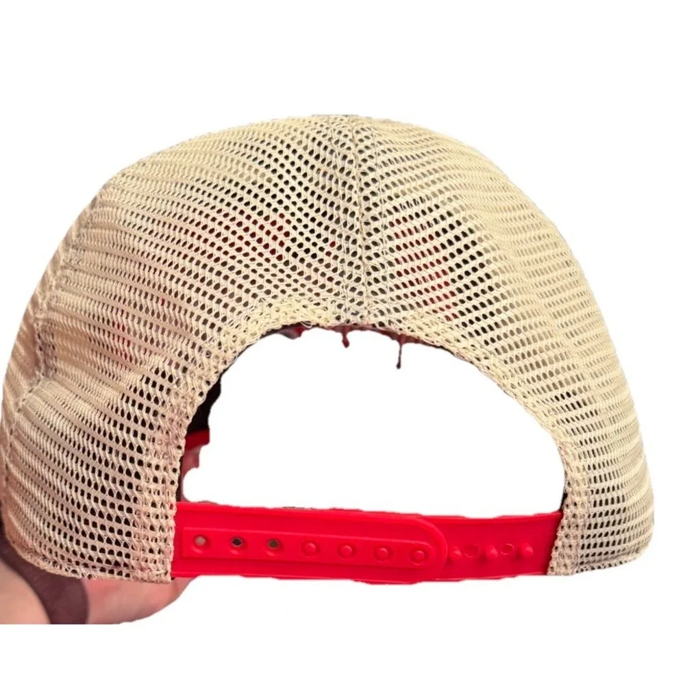 New Mens Fan Favorite Red Ohio State Buckeyes Adjustable Hat One‎ Size Trucker